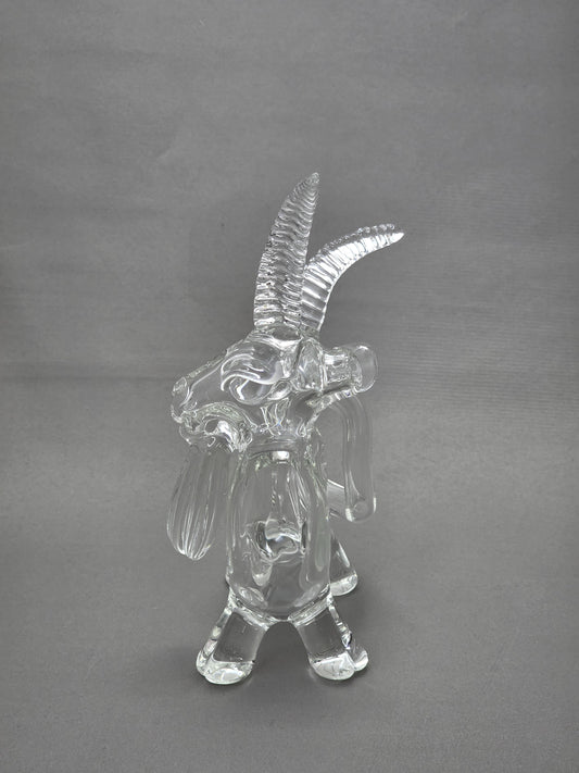 Robertson Glass Rig. Clear Goat glass rig on a white background 