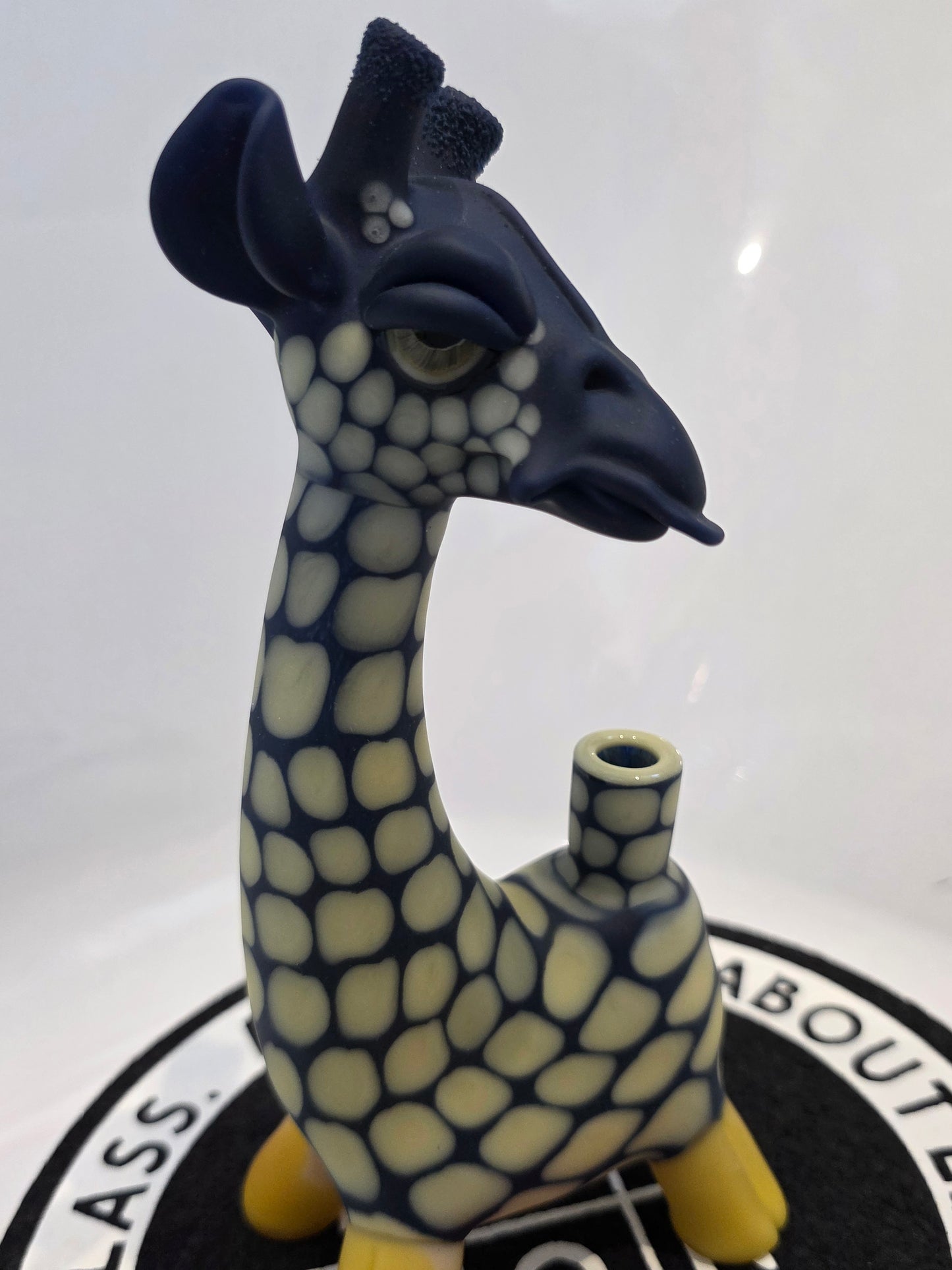 Robertson Glass Giraffe Glass Rig on a white background