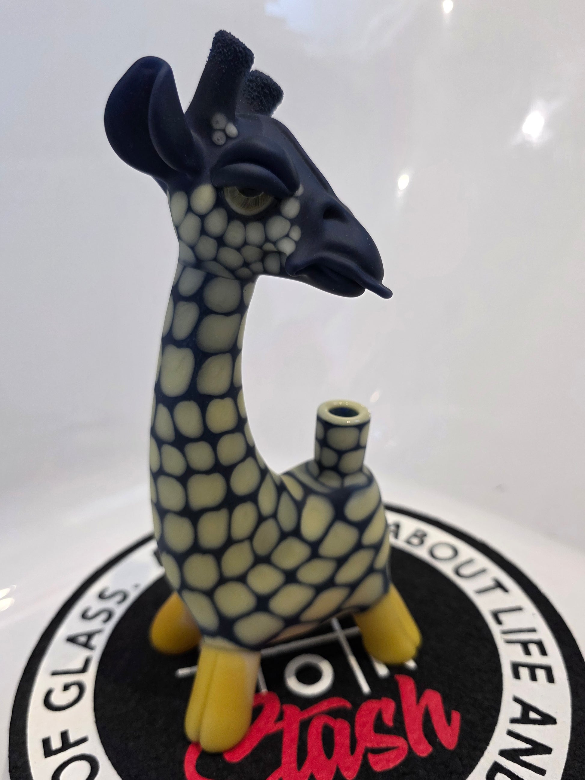 Robertson Glass Giraffe Glass Rig on a white background