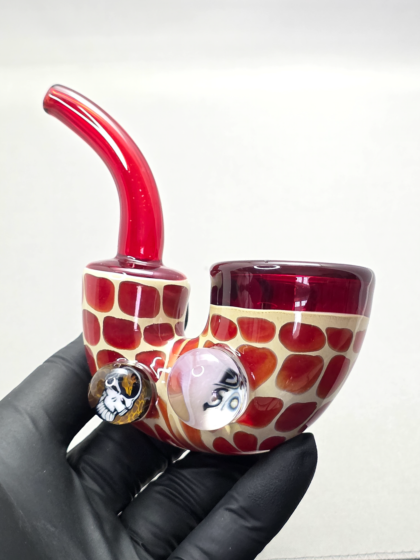 Robertson Glass Pipe Style Rig Red