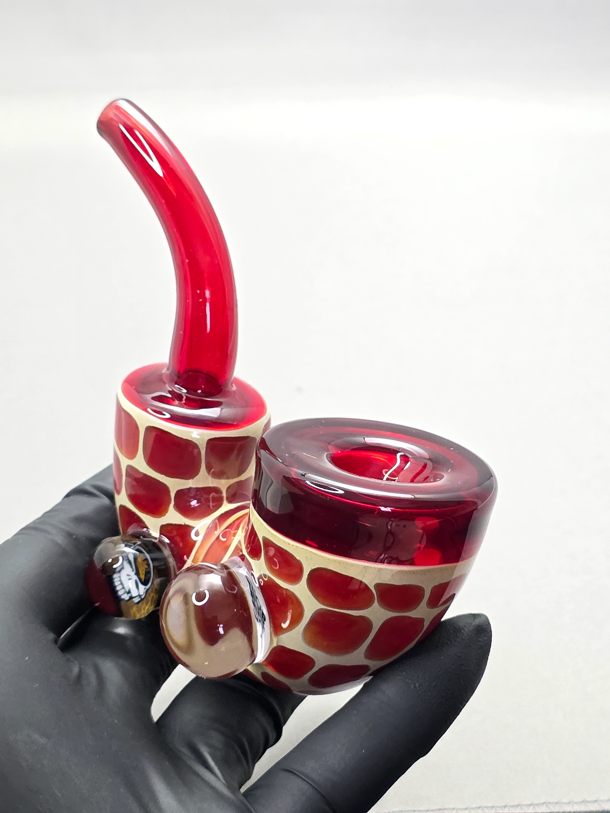 Robertson Glass Pipe Style Rig Red