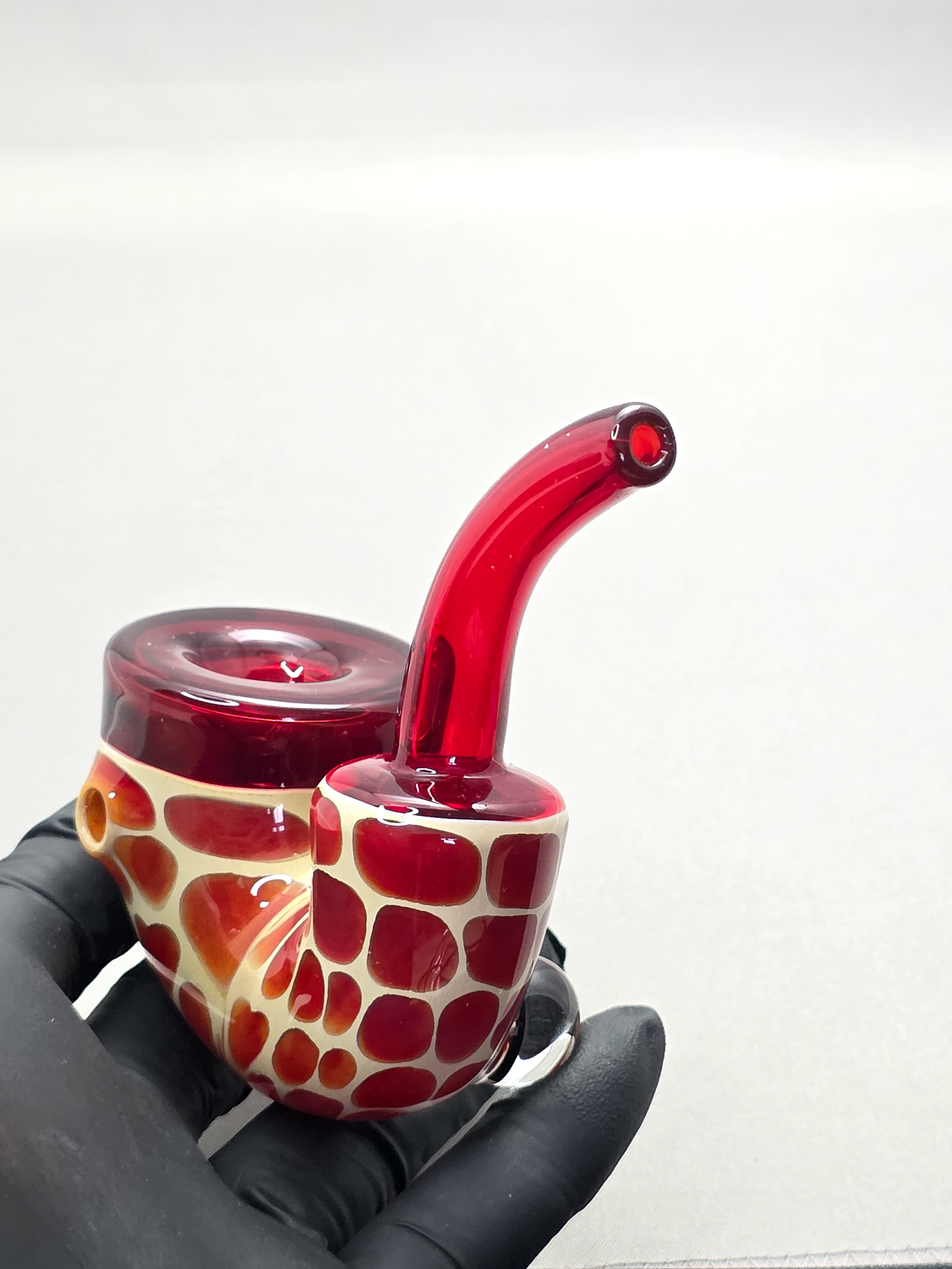 Robertson Glass Pipe Style Rig Red